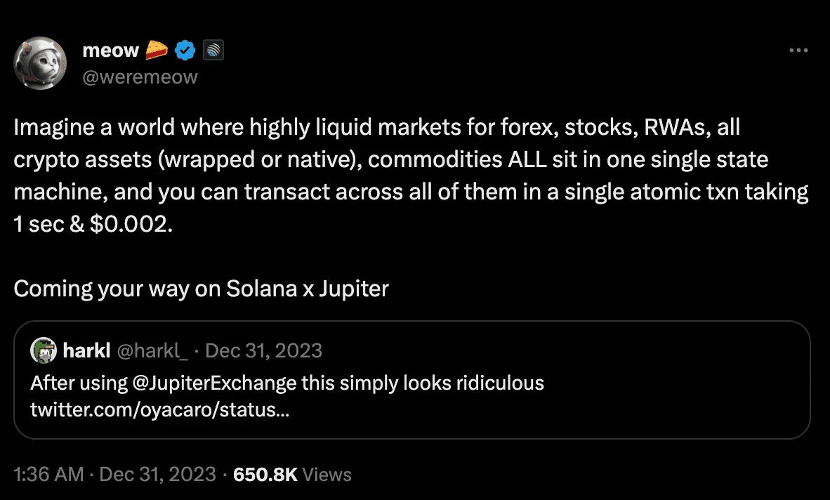 Solana 史上最大空投？深度解析：Jupiter 产品及代币估值