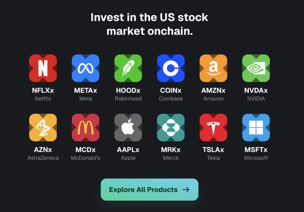 xStocks 上线！超过 60 只代币化股票登陆 Bybit 、 Kraken 、 Solana DeFi 生态