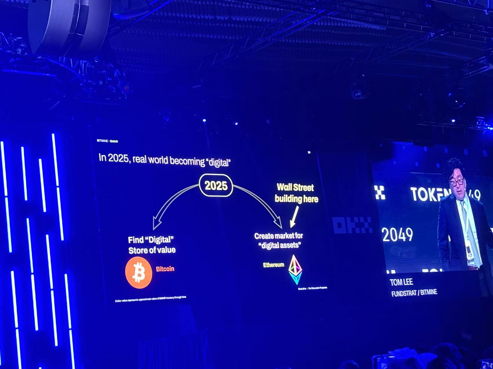 Tom Lee 在 TOKEN2049:结构性转型将至? ETH 大多头眼中的拐点时刻 Tom Lee 在 TOKEN2049:结构性转型将至? ETH 大多头眼中的拐点时刻
