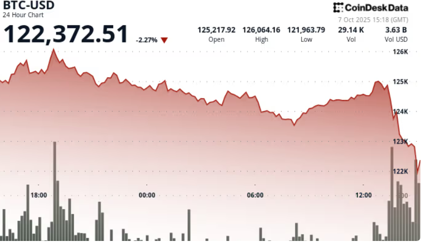 比特币回调至 12.2 万美元：后市行情何去何从？