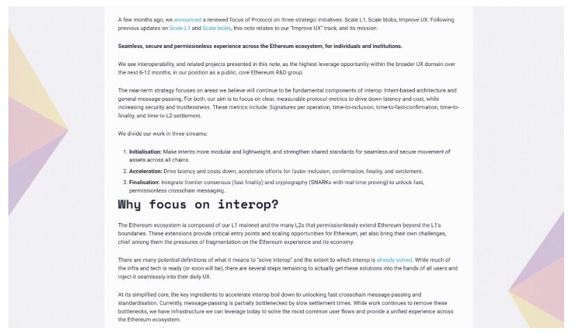 以太坊 Interop 路线图:如何解锁大规模采用的「最后一哩路」? 以太坊 Interop 路线图:如何解锁大规模采用的「最后一哩路」?