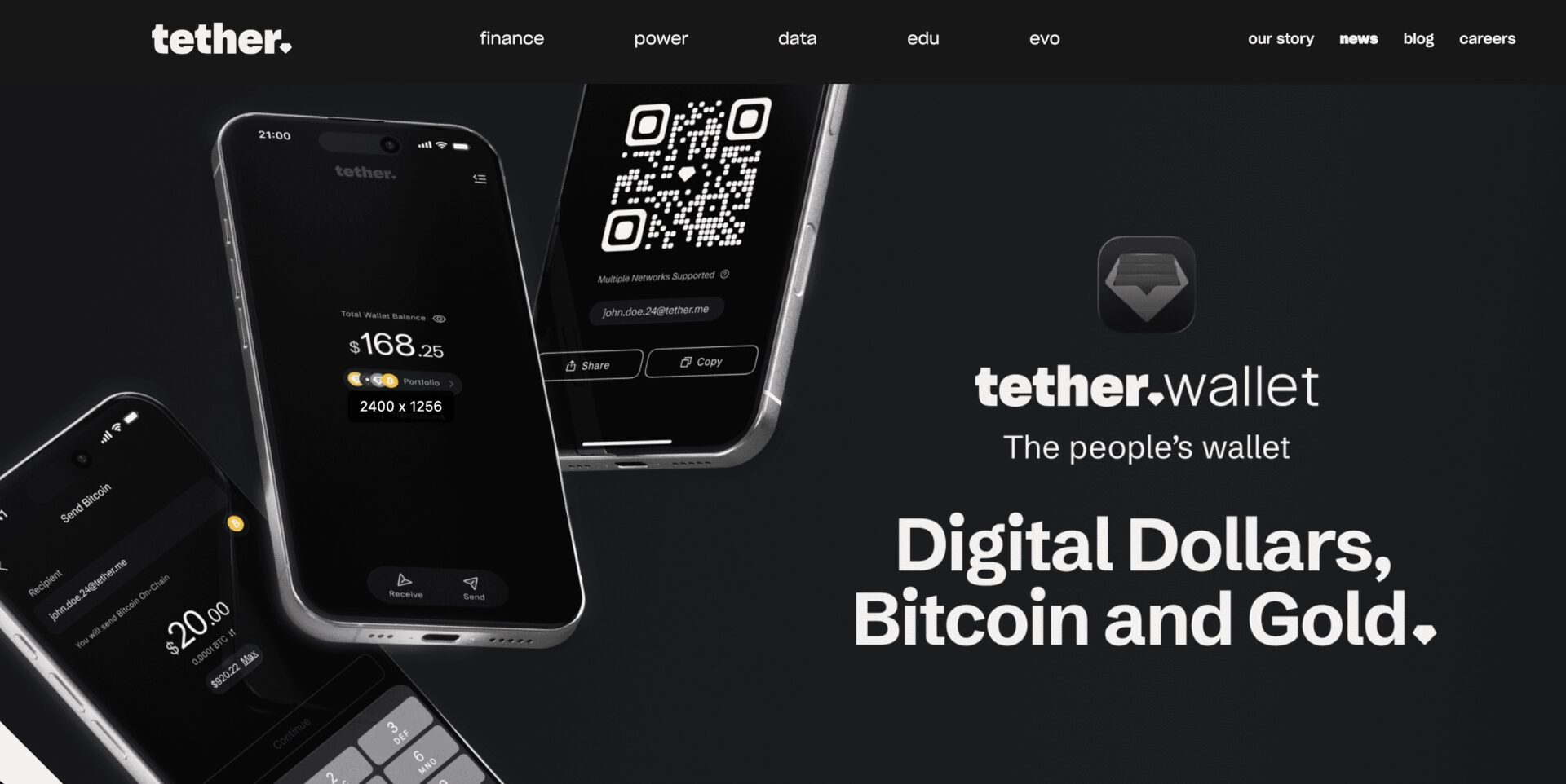 Tether 推出自托管钱包：主打「免 Gas 设计」、可读性地址，首波支援 4 币种