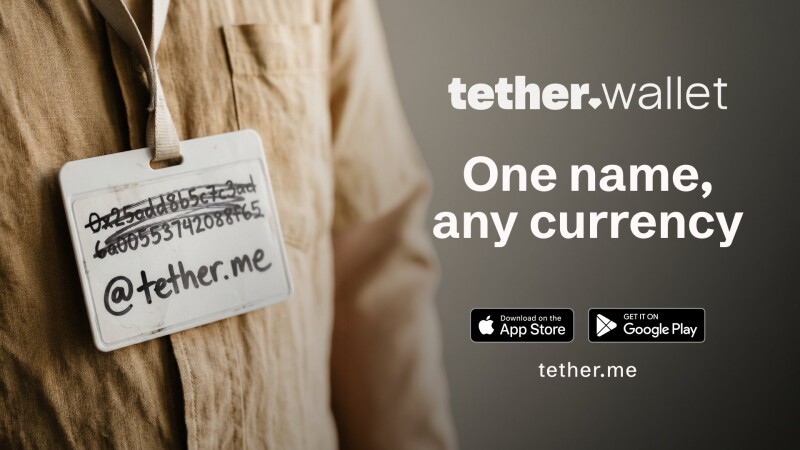 Tether 推出自托管钱包：主打「免 Gas 设计」、可读性地址，首波支援 4 币种