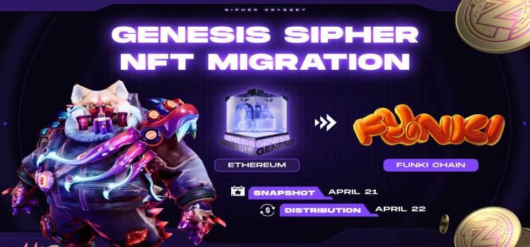 Genesis Sipher NFT 迁移指南：迎接 Funki Chain 上的全新 NFT 游戏体验