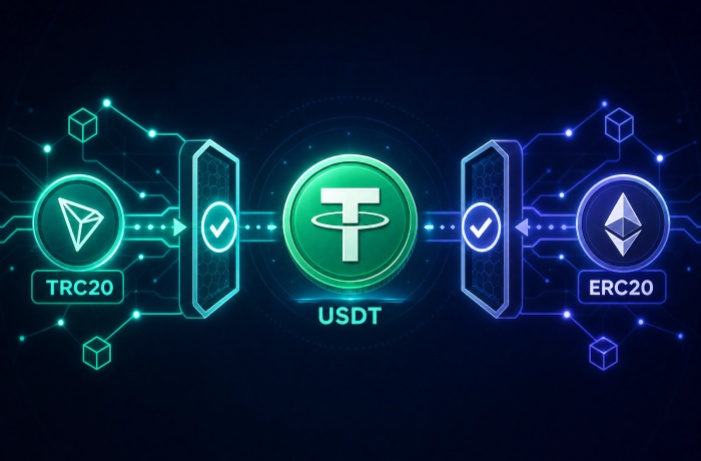 USDT转帐网路怎么选?TRC20、ERC20与地址检查完整指南 USDT转帐网路怎么选?TRC20、ERC20与地址检查完整指南