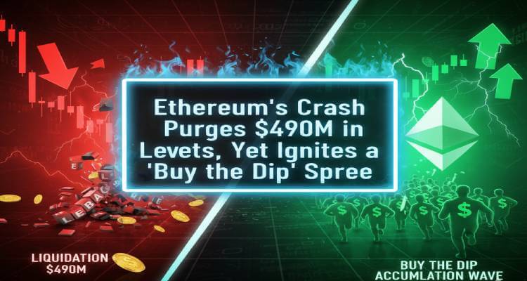 以太坊崩盘清算4.9亿美元杠杆,反而引发“抄底”狂潮