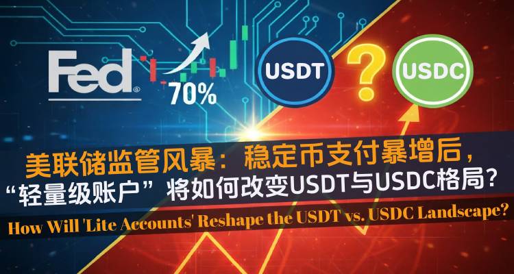 美联储监管风暴:稳定币支付暴增后,“轻量级账户”将如何改变USDT与USDC格局?