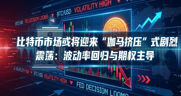 比特币市场或将迎来“伽马挤压”式剧烈震荡：波动率回归与期权主导