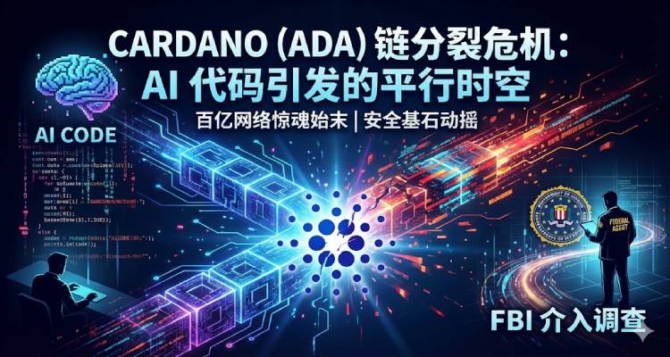 Cardano链分裂惊魂：AI代码引发崩溃，创始人Charles Hoskinson怒找FBI介入调查