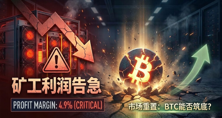 比特币矿工利润触红线：市场重置开启，BTC筑底在即？