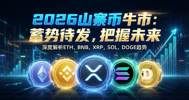 2026年山寨币爆发前夜？主流币价格预测与加密货币市场趋势深度解析